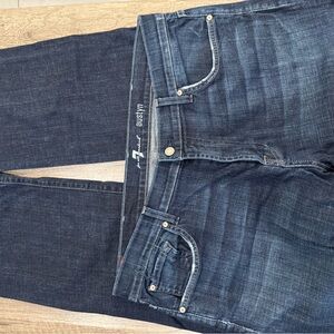 7 For All Mankind Indigo Denim Pants